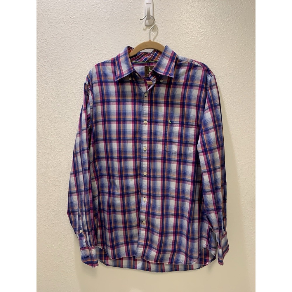 TailorByrd Men's Plaid Button Down Long Sleeve Shirt Flip Cuff XL - Picture 1 of 7